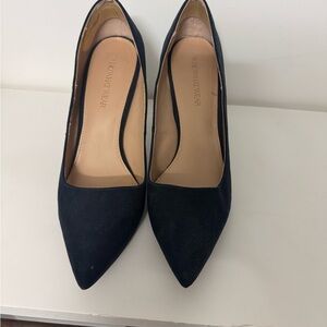 Who What Wear Navy Pointed Heels